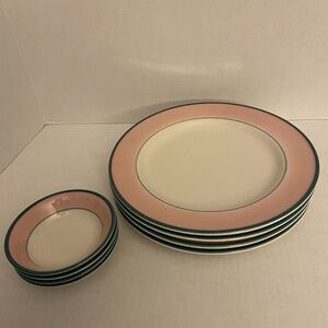 Vintage Mayer China Dinner Dishes & Dessert/Fruit Bowls